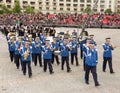 Romanian Gendarmerie Military Music Band Royalty Free Stock Photo