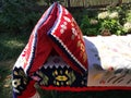 Romanian handmade pillows colorful outdoor