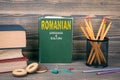 Romanian language and culture concept