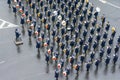 Romanian military parade Royalty Free Stock Photo