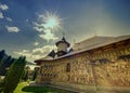 Romanian monastery of Petru Voda Royalty Free Stock Photo