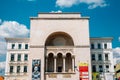 Romanian National Opera House with Victory square Piata victoriei in Timisoara, Romania Royalty Free Stock Photo