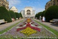 The Romanian National Opera in Timisoara is a public opera and ballet institution and was built in 1875. Royalty Free Stock Photo