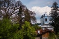 Romanian Orthodox church in a small village Royalty Free Stock Photo