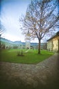 Romanian orthodox monastery Royalty Free Stock Photo