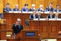 Romanian Parliament - Motion of no confidence against the Govern