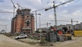 Romanian People`s Under Construction Salvation Cathedral Royalty Free Stock Photo