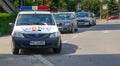 Romanian police car Royalty Free Stock Photo