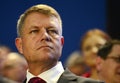 Romanian politician Klaus Iohannis Royalty Free Stock Photo