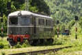 Romanian private railway operator diesel locomotives shunting Royalty Free Stock Photo