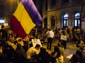 Romanian protesters crowd against Rosia Montana