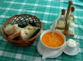 Romanian restaurant table Royalty Free Stock Photo