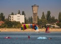 Romanian sport paratrooper