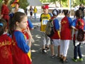 Romanian children marathoners