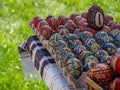 Romanian tradition, handcraft of decorated easter eggs