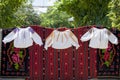 Romanian traditional clothes Royalty Free Stock Photo