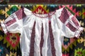 Romanian traditional clothes Royalty Free Stock Photo