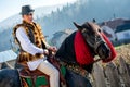 Romanian traditional costume in Bucovina county on celebration time