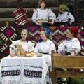Romanian traditional costumes, Maramures Royalty Free Stock Photo