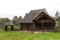 Romanian traditional house, Maramures historical region, Romania Royalty Free Stock Photo