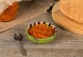 Romanian traditional recipe of zacusca Royalty Free Stock Photo