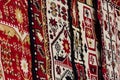 Romanian traditional rugs Royalty Free Stock Photo