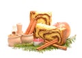 Romanian traditional sponge cake Royalty Free Stock Photo