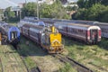 Romanian trains in depot