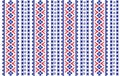 Romanian, Ukrainian, Belarusian red embroidery seamless pattern