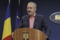 Romanian Vice Prime Minister Vasile Dincu press conference