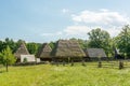 Romanian Village In The Carpathian Mountains Royalty Free Stock Photo