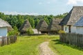 Romanian Village In The Carpathian Mountains Royalty Free Stock Photo