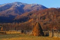 Travel to Romania: Village during late autumn