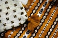 Romanian weaved cloth Royalty Free Stock Photo