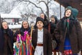 Romanian winter festival in Maramures