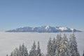 Romanian winter landscape - Bucegi Mountains Royalty Free Stock Photo