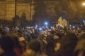 Romanians protest against government