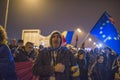 Romanians protest against government