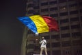 Romanians protest against government