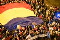 Romanians protesting against the Gouvernment in Sibiu