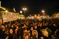 Romanians protesting against the Gouvernment in Sibiu