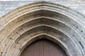 Romanic arc Traditional architecture of the center of the Spanish city of Castellon, Valencian Community Royalty Free Stock Photo