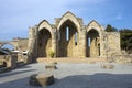 Romanic basilica ruins, Rhodes Royalty Free Stock Photo