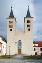 Romanic church of Nanebevzeti Panny Marie Royalty Free Stock Photo