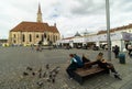 Romano-Catholic Church Saint Michael - Cluj-Napoca - Romania Royalty Free Stock Photo