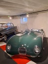 1953 ALUMINUM C-TYPE JAGUAR in the Romanshorm automuseum