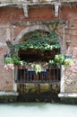 Romantic balcony - Venice - Italy Royalty Free Stock Photo