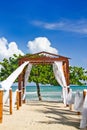 Romantic Beach Wedding Spot Royalty Free Stock Photo