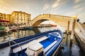 Romantic and beautiful cityscape of Chioggia near Venice