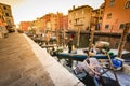 Romantic and beautiful cityscape of Chioggia near Venice